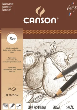 Canson Blok rysunkowy A4 - - 120 g, 50 ark.