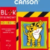 Canson Blok rysunkowy A4 - - kolorowy, 80 g, 10 ark. > Bloki Kolorowe|Bloki Szkolne