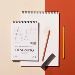 PaperConcept Blok rysunkowy Drawing na spirali - - medium grain A5 120 g 50 ark.