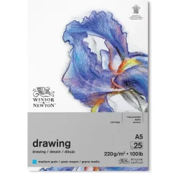 Winsor & Newton Blok rysunkowy Drawing Pad - - medium, A5, 220g, 25 ark. > Bloki Rysunkowe