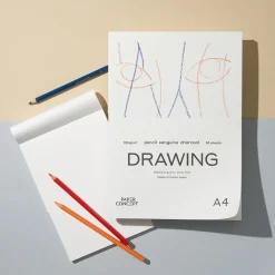 PaperConcept Blok rysunkowy Drawing - - medium grain A4 120 g 50 ark. ><noscript><img width=