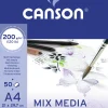 Canson Blok uniwersalny Mix Media Imagine A4 - - 200 g, 50 ark > Bloki Uniwersalne