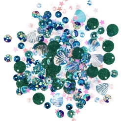 dpCraft Cekiny ozdobne, Sea - - opalizujące, 15 g