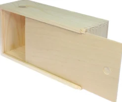 Chustecznik drewniany, prostokątny - 25,5 x 14 x 9 cm > Drewniane
