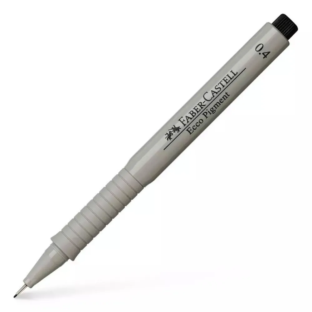 Faber-Castell Cienkopis Ecco Pigment - Faber Castell - czarny, 0,4 mm