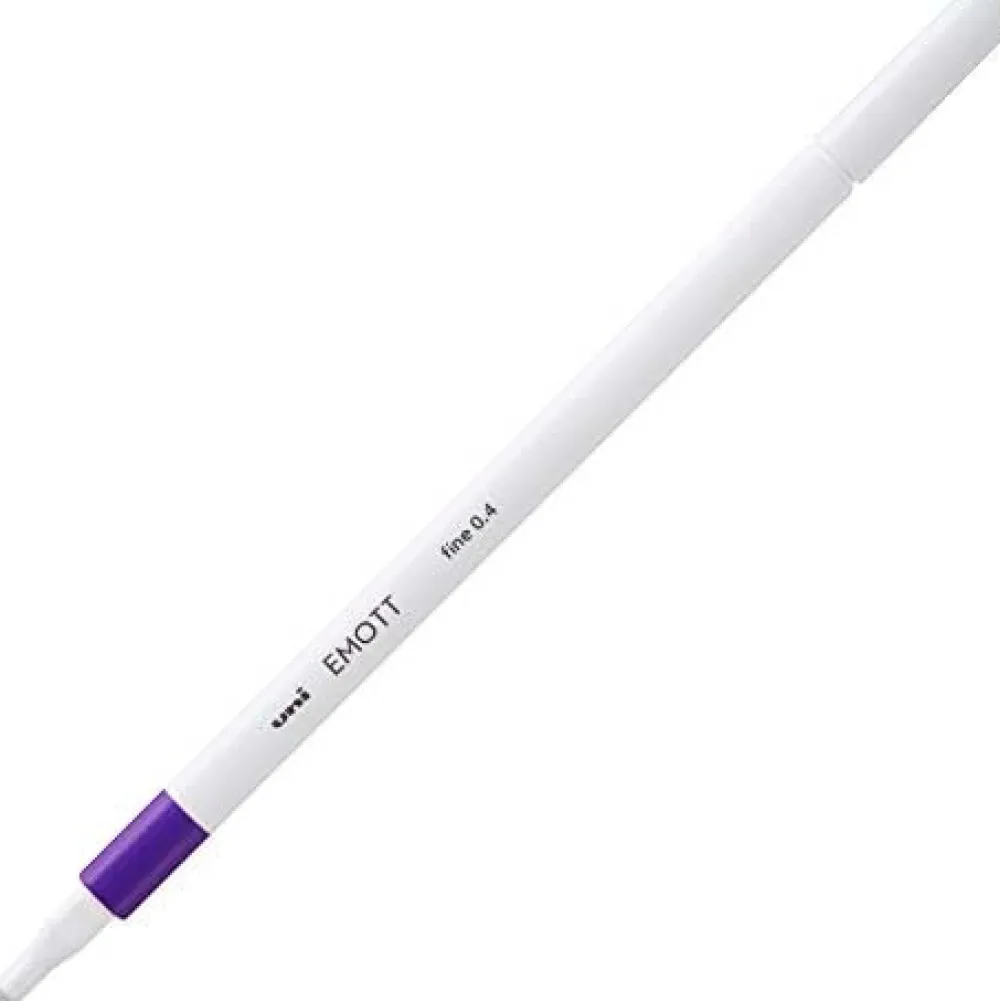 Uni Cienkopis Emott - - fuksja, 0,4 mm > Markery, Brushpeny I Pisaki
