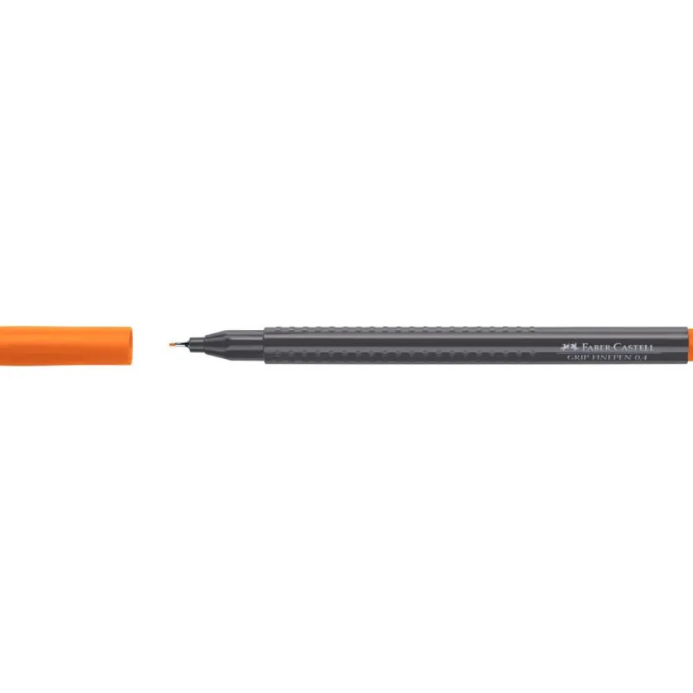 Faber-Castell Cienkopis Grip Finepen - - pomarańczowy > Cienkopisy