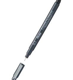 Pentel Cienkopis kalibrowany Pointliner - - czarny, 0,1 mm