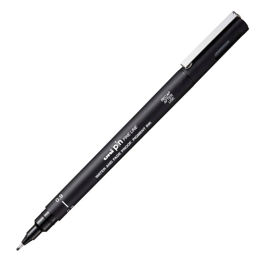 Uni Cienkopis kreślarski Pin 200 - - czarny 0,9 mm > Cienkopisy