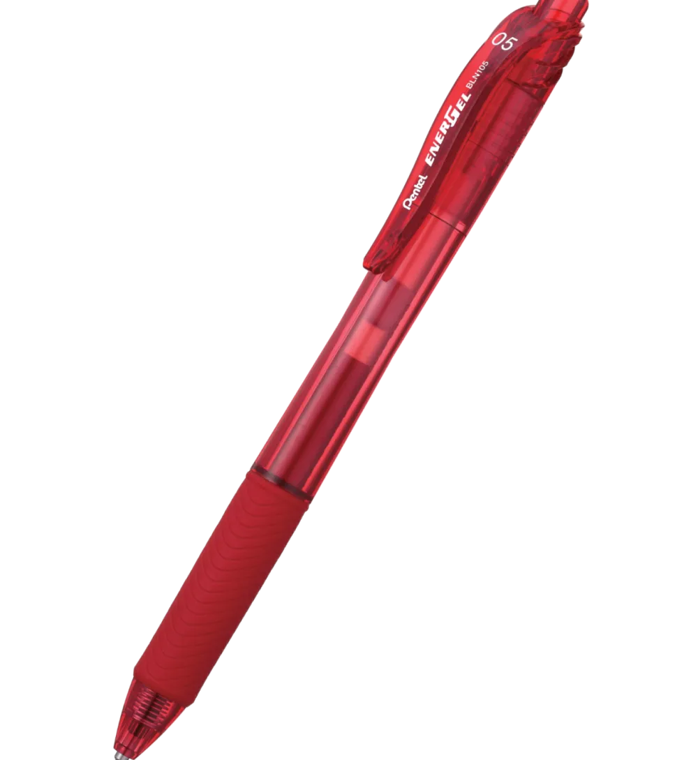 Pentel Cienkopis kulkowy EnerGel 105 - - czarny, 0,5 mm > Długopisy