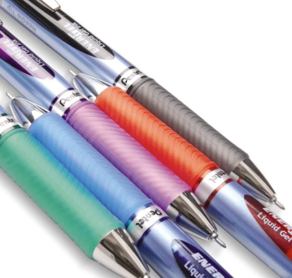 Pentel Cienkopis kulkowy EnerGel - - czarny, 0,5 mm