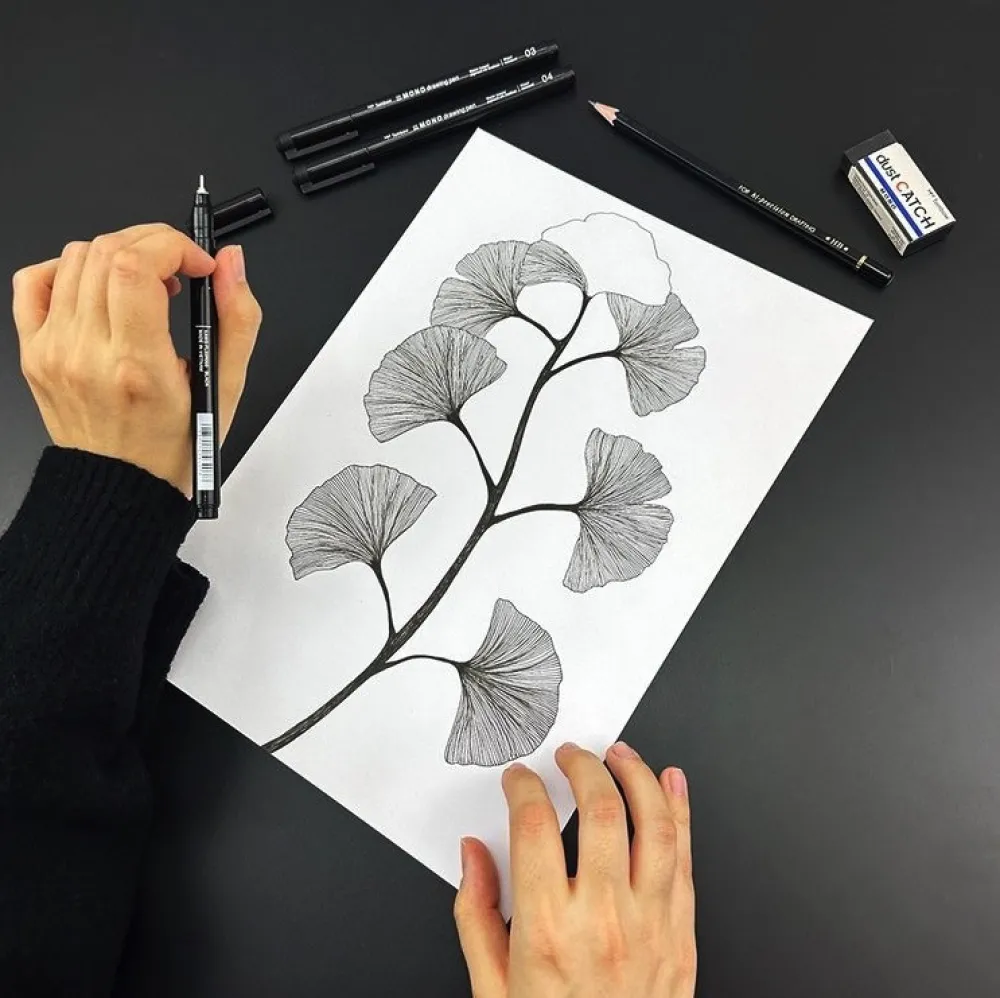 Tombow Cienkopis Mono Drawing Pen 08 - - czarny, 0,6 mm > Cienkopisy
