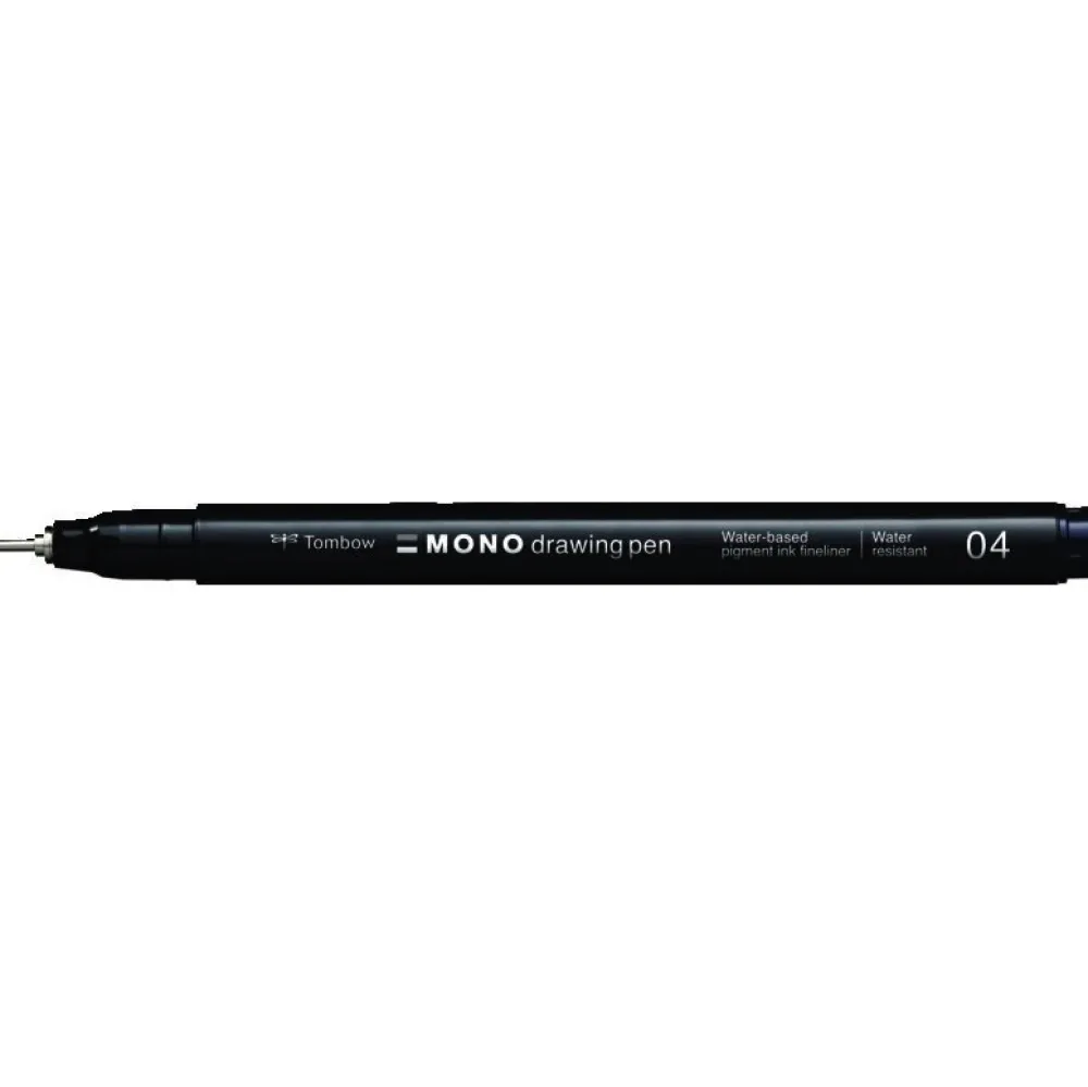 Tombow Cienkopis Mono Drawing Pen 04 - - czarny, 0,4 mm