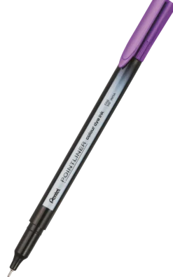 Pentel Cienkopis Pointliner Colour 0,4 mm - - liliowy