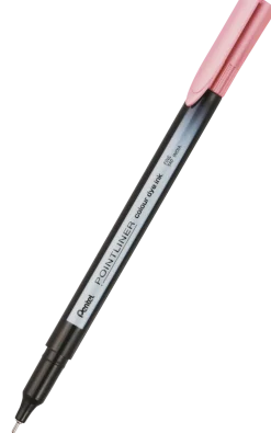 Pentel Cienkopis Pointliner Colour 0,4 mm - - baby pink