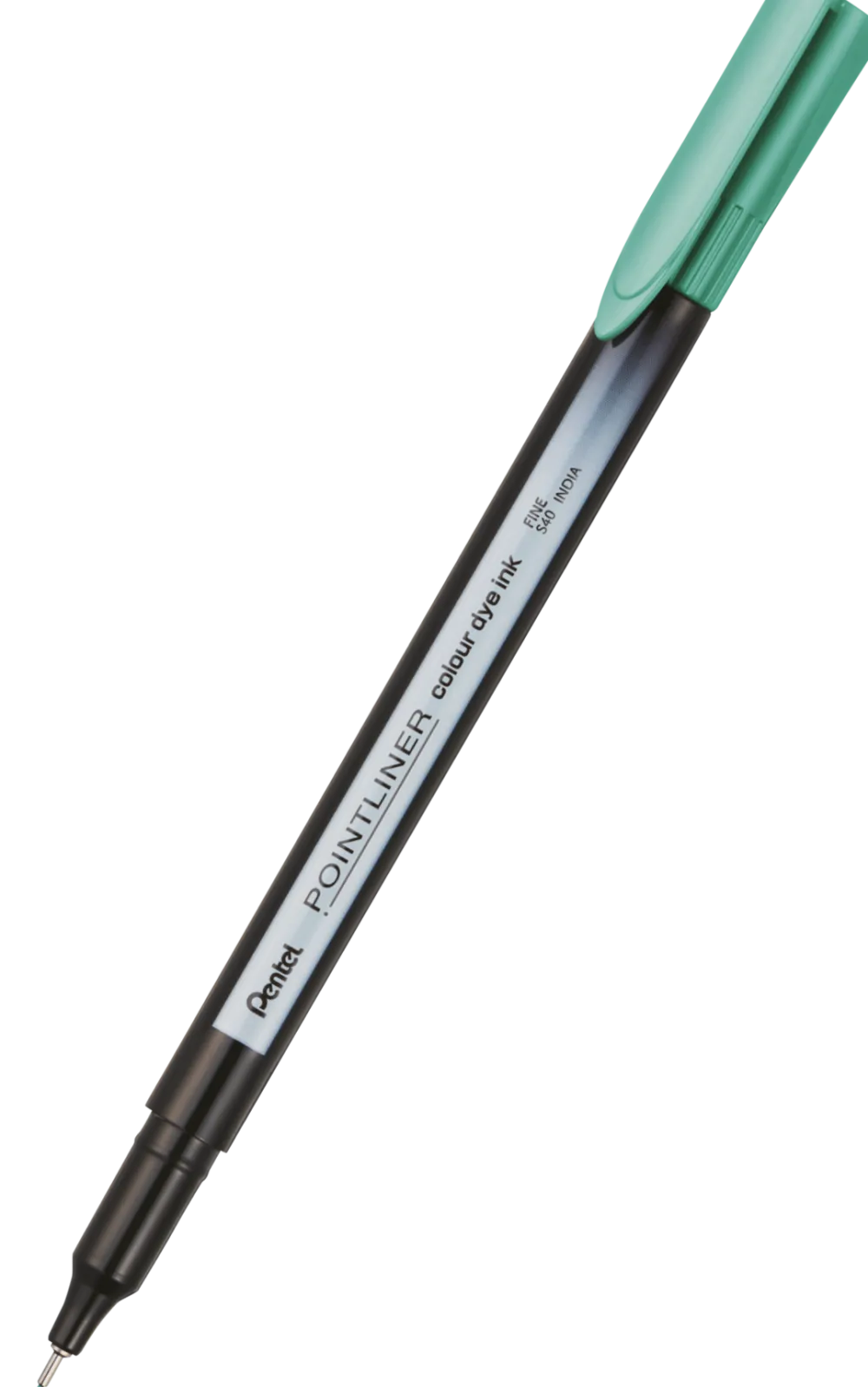 Pentel Cienkopis Pointliner Colour 0,4 mm - - szmaragdowy zielony > Cienkopisy