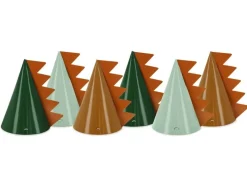 PartyDeco Czapeczki papierowe Dinozaury - 14 cm, 6 szt. ><noscript><img width=