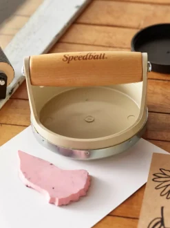 Speedball Docisk drukarski - - beżowy 10 cm ><noscript><img width=
