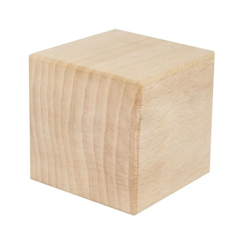 Drewniana kostka, klocek - 5,6 x 5,6 cm > Drewniane