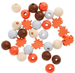 dpCraft Drewniane koraliki Jesienne - - 16 mm 30 szt.