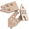 Drewniane kształty Domki - DpCraft - 10 cm, 3 szt. > Drewniane