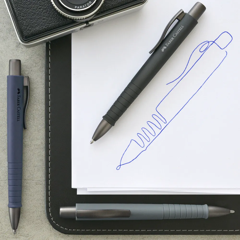Faber-Castell Długopis automatyczny Poly Ball Urban XB - - grafitowy