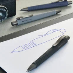 Faber-Castell Długopis automatyczny Poly Ball Urban XB - - grafitowy