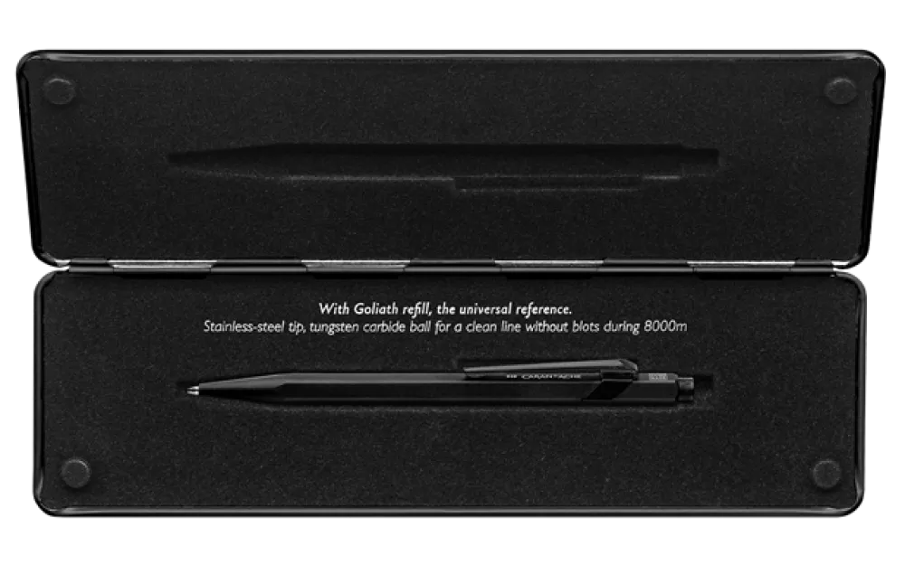 Caran d'Ache Długopis 849 Black Code z etui - - czarny > Długopisy