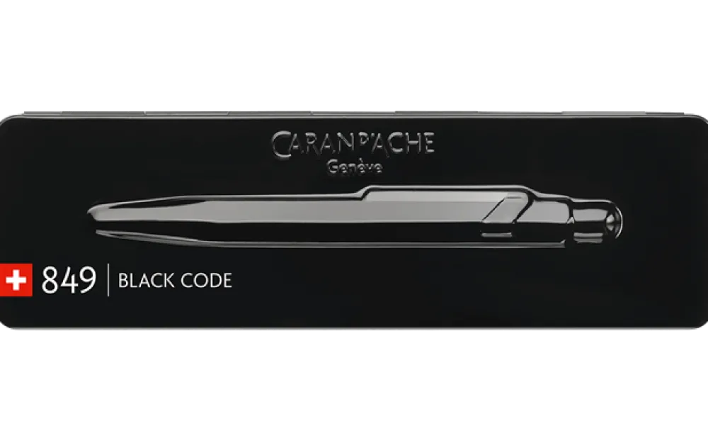 Caran d'Ache Długopis 849 Black Code z etui - - czarny > Długopisy
