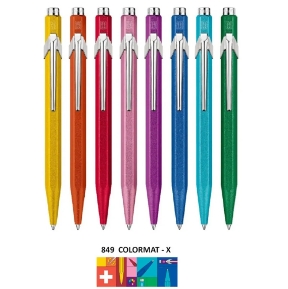 Caran d'Ache Długopis 849 Colormat-X z etui - - Violet