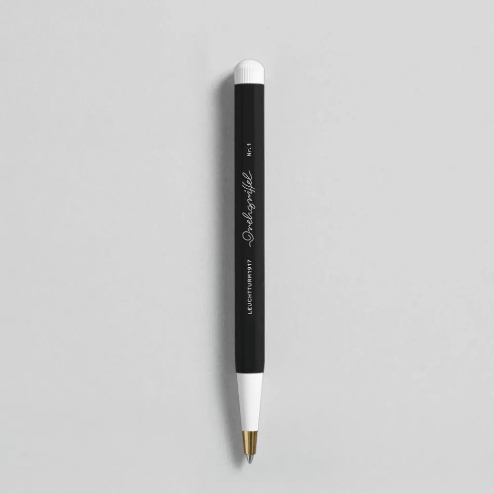 Leuchtturm1917 Długopis żelowy Drehgriffel Nr. 1 - - Black