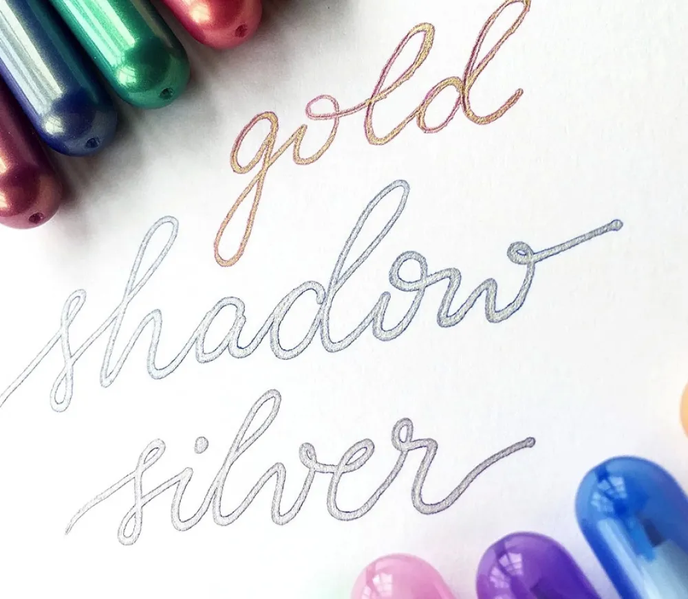 Sakura Długopis żelowy Gelly Roll Gold Shadow - - Black