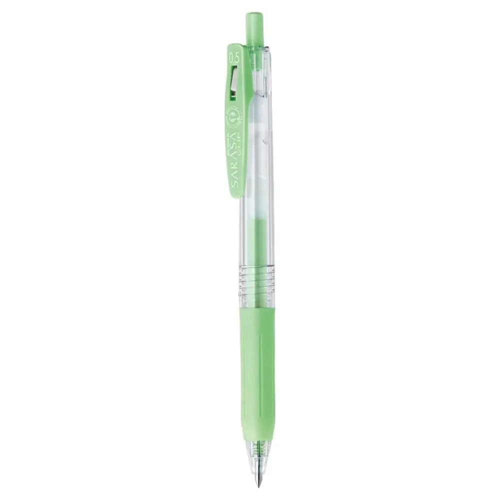 Zebra Długopis żelowy Sarasa Clip - - Milk Green, 0,5 mm