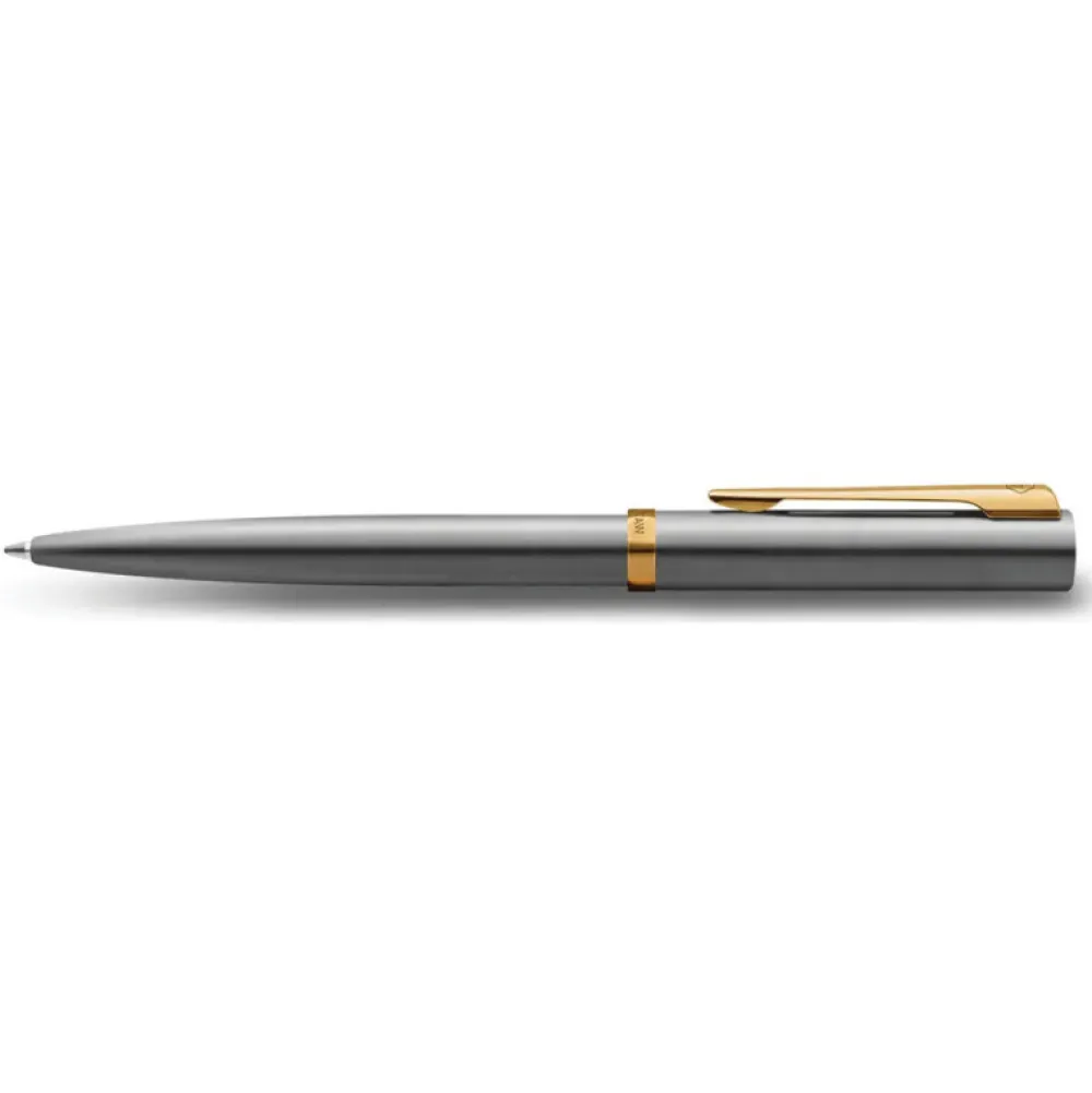 Waterman Długopis Impression - - Steel Gold Trim