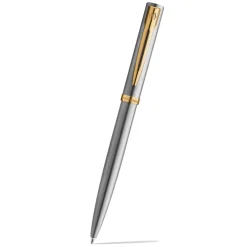 Waterman Długopis Impression - - Steel Gold Trim