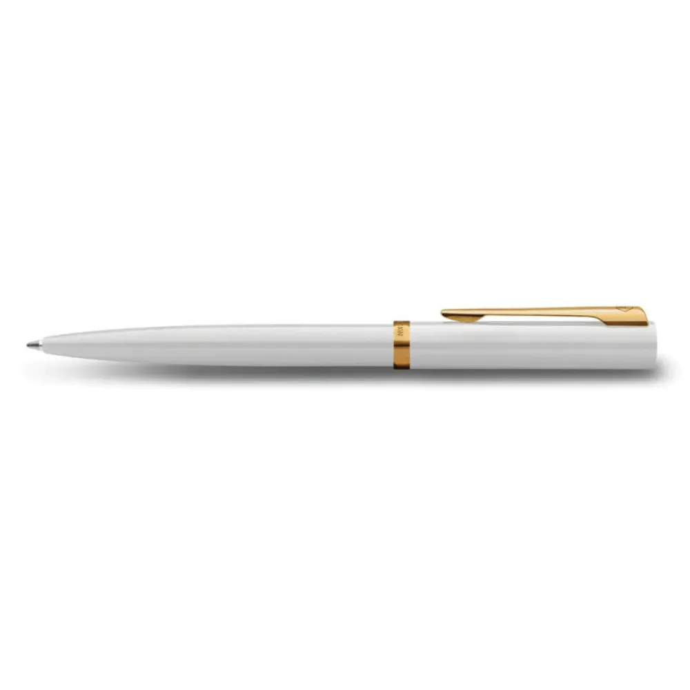 Waterman Długopis Impression - - White Gold Trim
