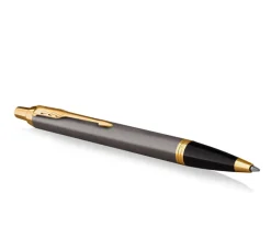 Parker Długopis IM w etui - - Grey Core & Gold Trim