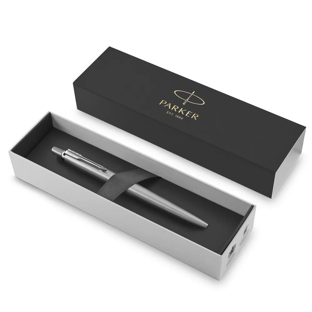 Parker Długopis Jotter Core - - stalowy, matowy CT