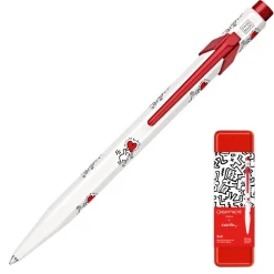Caran d'Ache Długopis 849 Keith Haring z etui - - White & Red