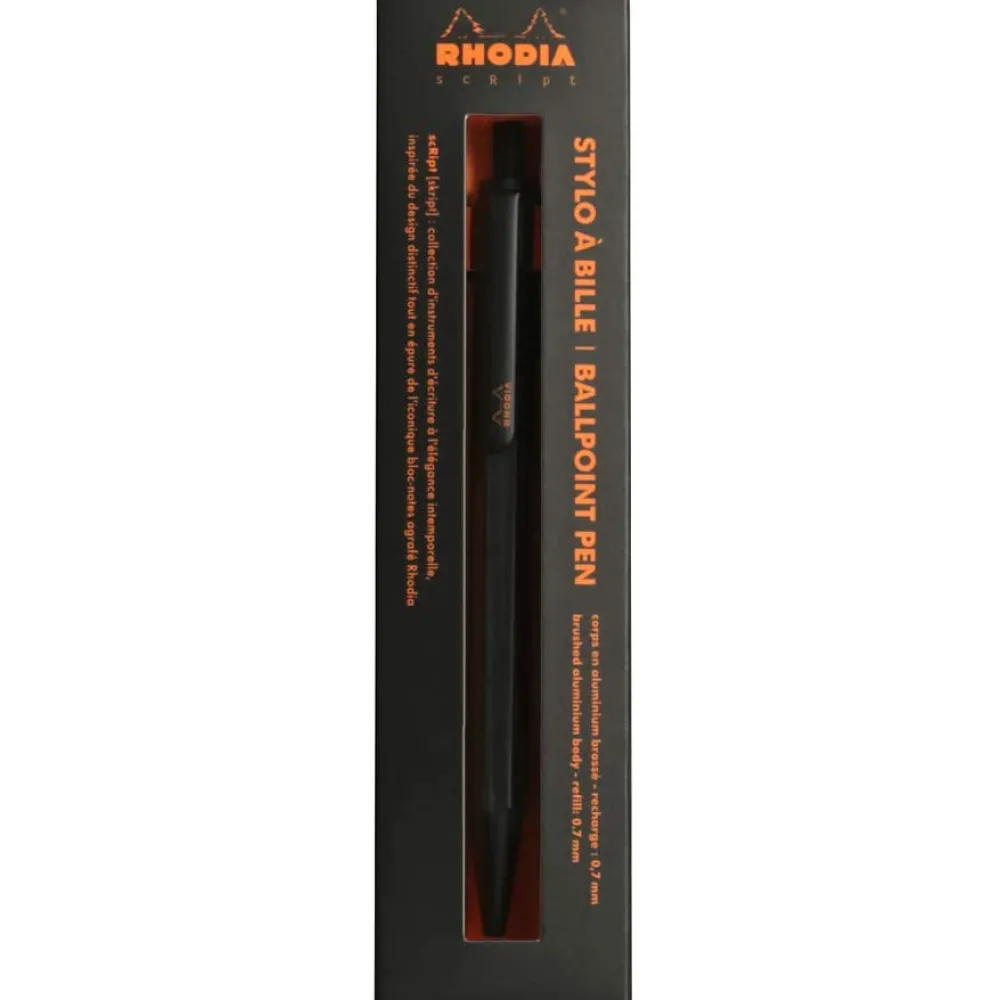 Rhodia Długopis kulkowy scRipt - - Black