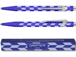 Caran d'Ache Długopis 849 Mosaic z etui - - Royal Blue