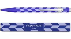 Caran d'Ache Długopis 849 Mosaic z etui - - Royal Blue