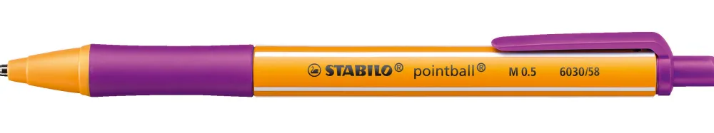 Stabilo Długopis Pointball - - fioletowy, 0,5 mm > Długopisy