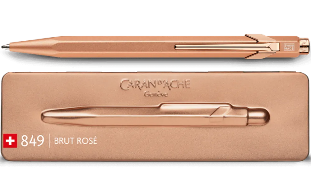 Caran d'Ache Długopis 849 PopLine z etui - - Brut Rose