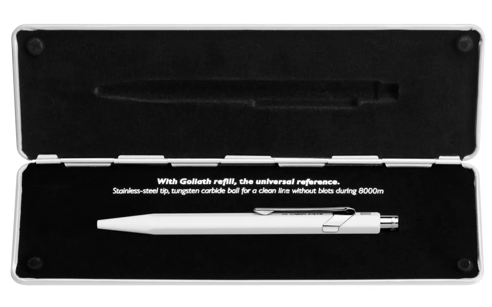 Caran d'Ache Długopis 849 Pop Line z etui - - biały