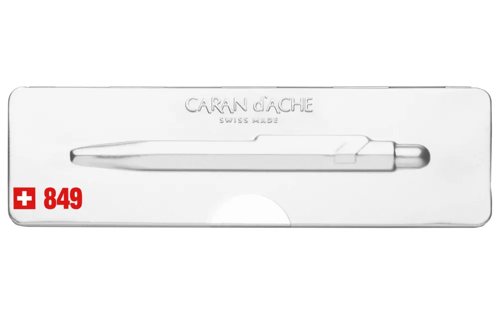 Caran d'Ache Długopis 849 Pop Line z etui - - biały