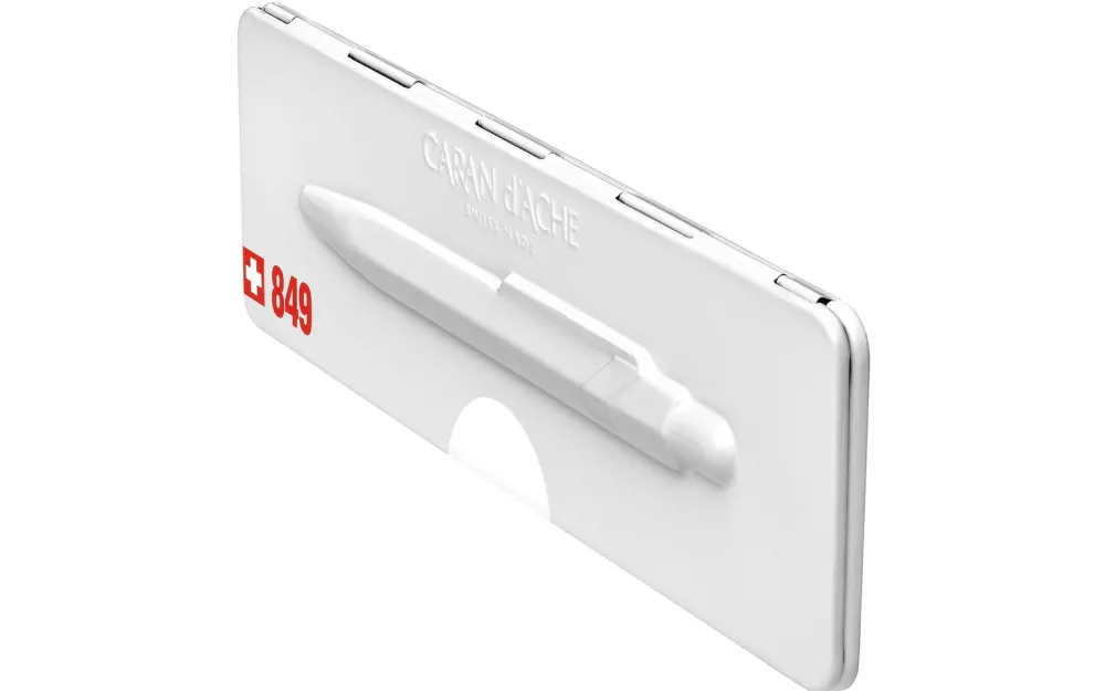 Caran d'Ache Długopis 849 Pop Line z etui - - biały