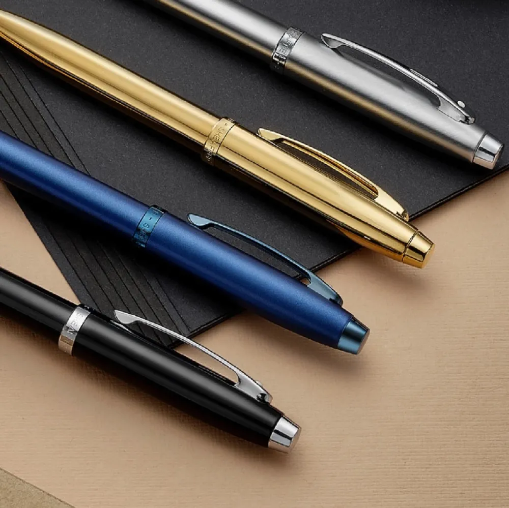 Sheaffer Długopis 100 - - Blue Chrome Trim > Długopisy