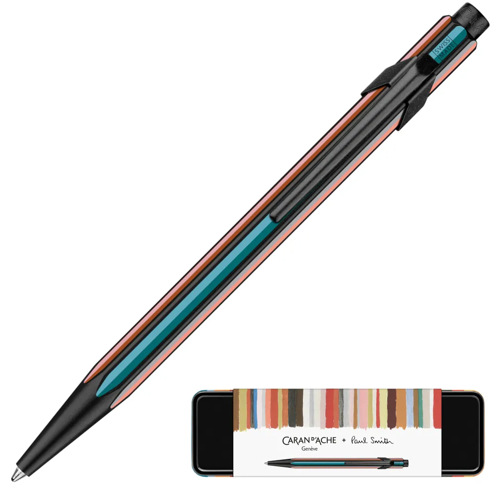 Caran d'Ache Długopis 849 Special Edition Paul Smith w etui - - Black
