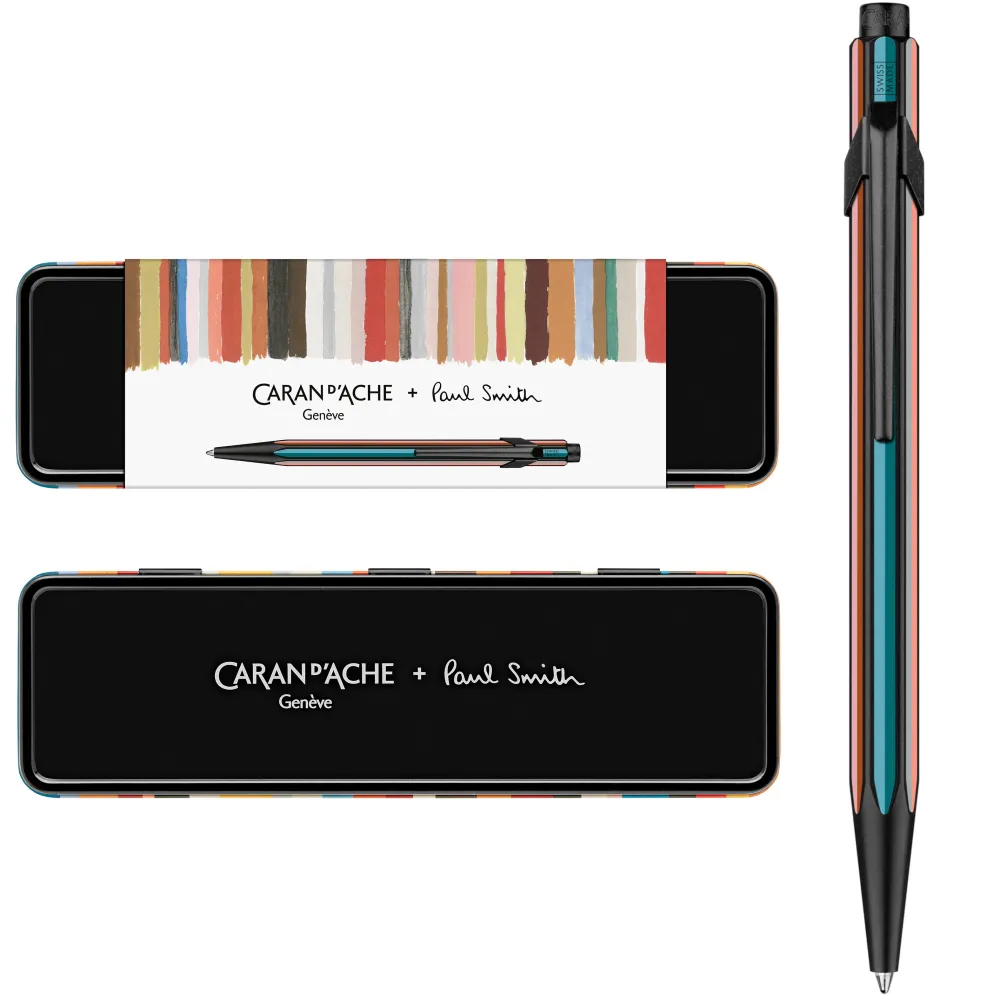 Caran d'Ache Długopis 849 Special Edition Paul Smith w etui - - Black